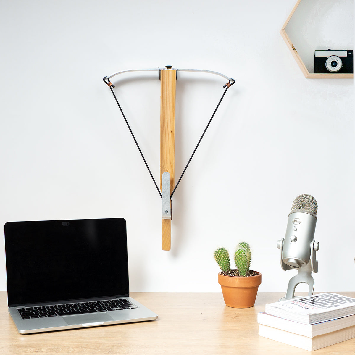 Hang your MMX Marshmallow Crossbow for easy access with our Wall Mount