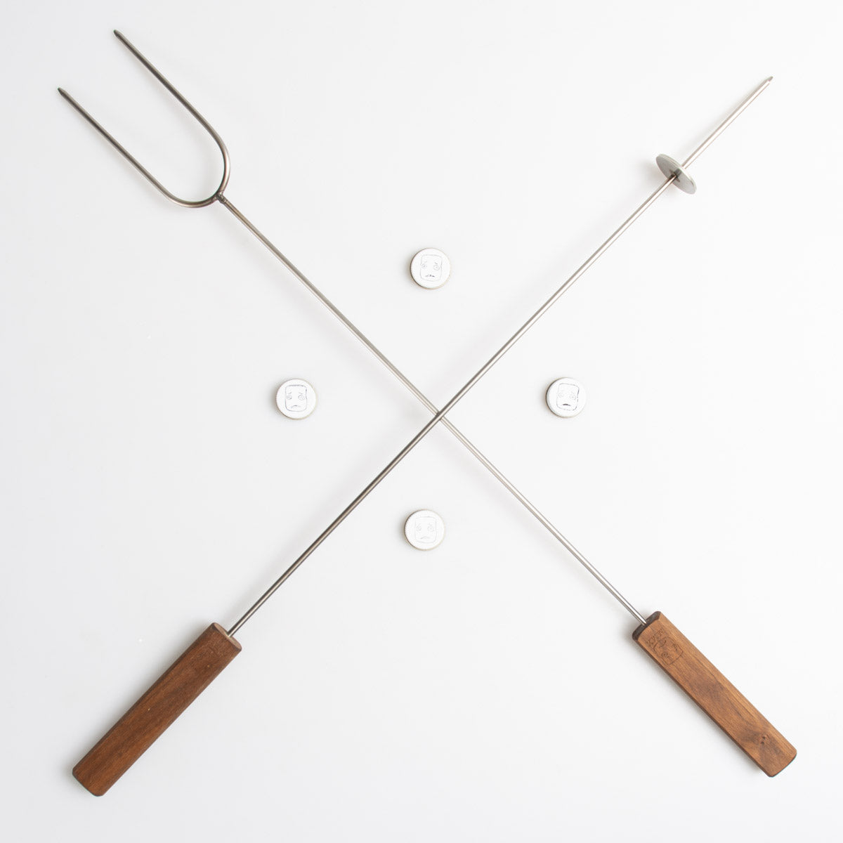 The Social Set, a roasting stick and target set combination for your MMX Marshmallow Crossbow